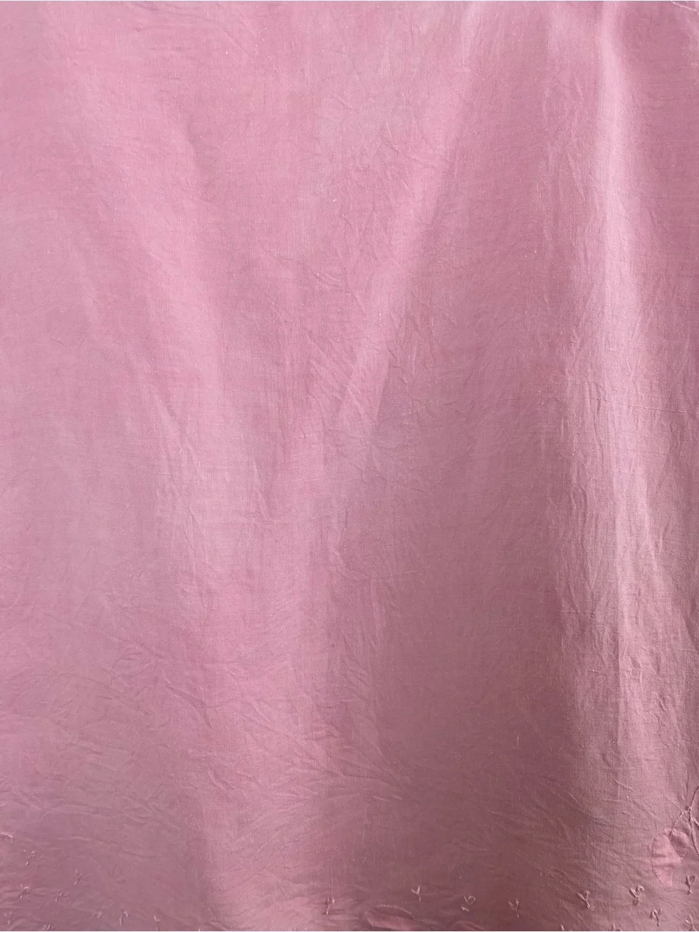 Vintage embroidered pink